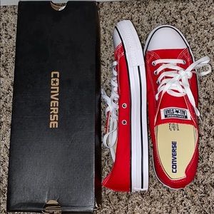 Men’s Red Converse Sneakers